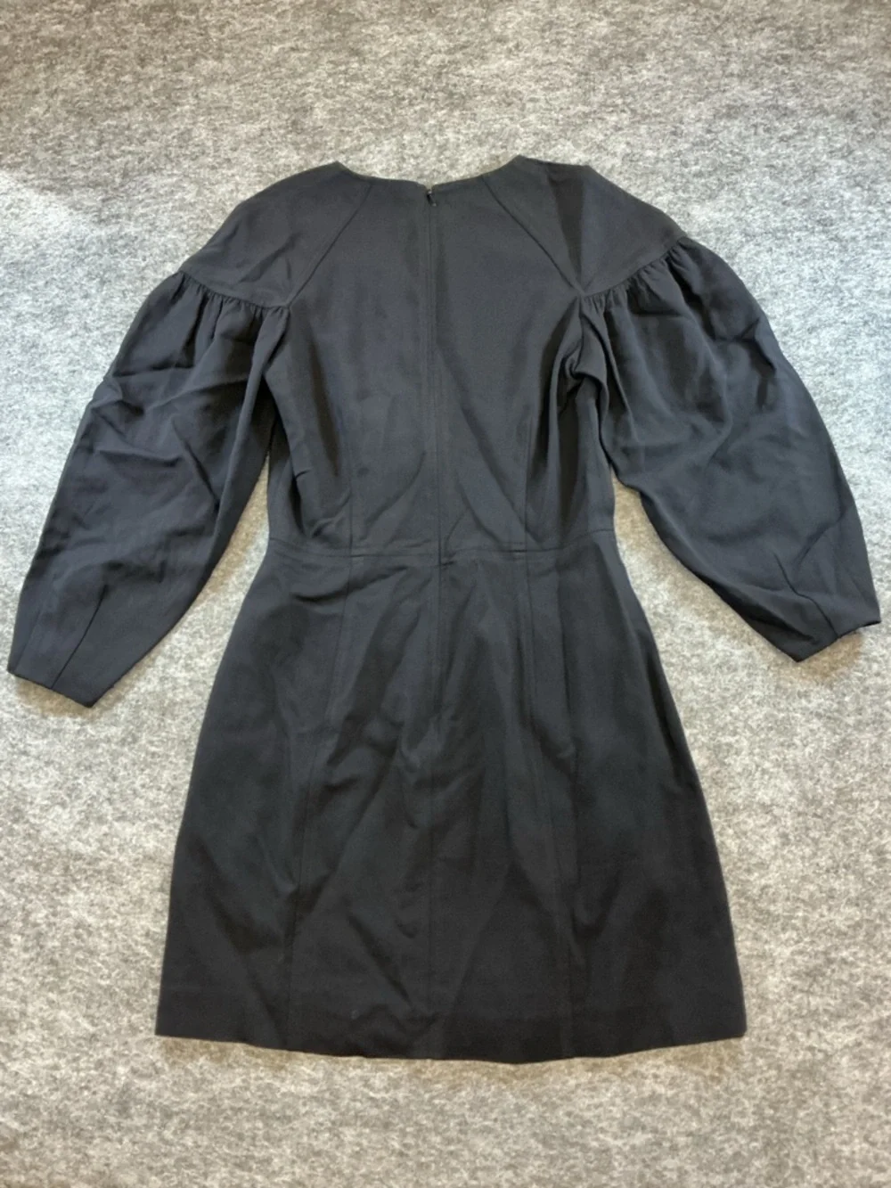 A.L.C Women's Puff Sleeve Black Dress Best Fits Size S - Picture 4 of 4